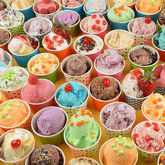 What are the applications of sodium carboxymethyl cellulose in ice cream?